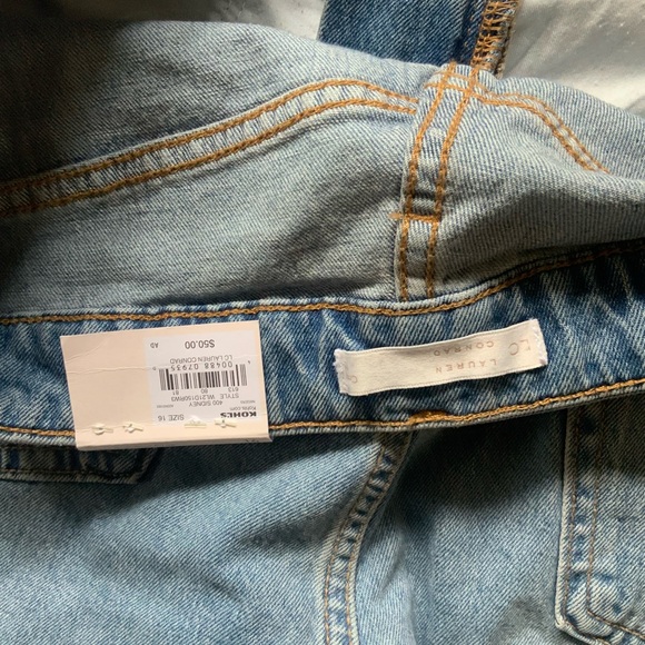 LC Lauren Conrad women’s super high-rise crop gene NWT size 16 - Picture 6 of 6